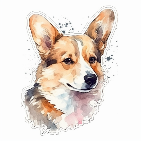 Welsh Corgi Welsh Dog Vinyl Decal Sticker for Car, Laptop, Tumbler and more # 009941