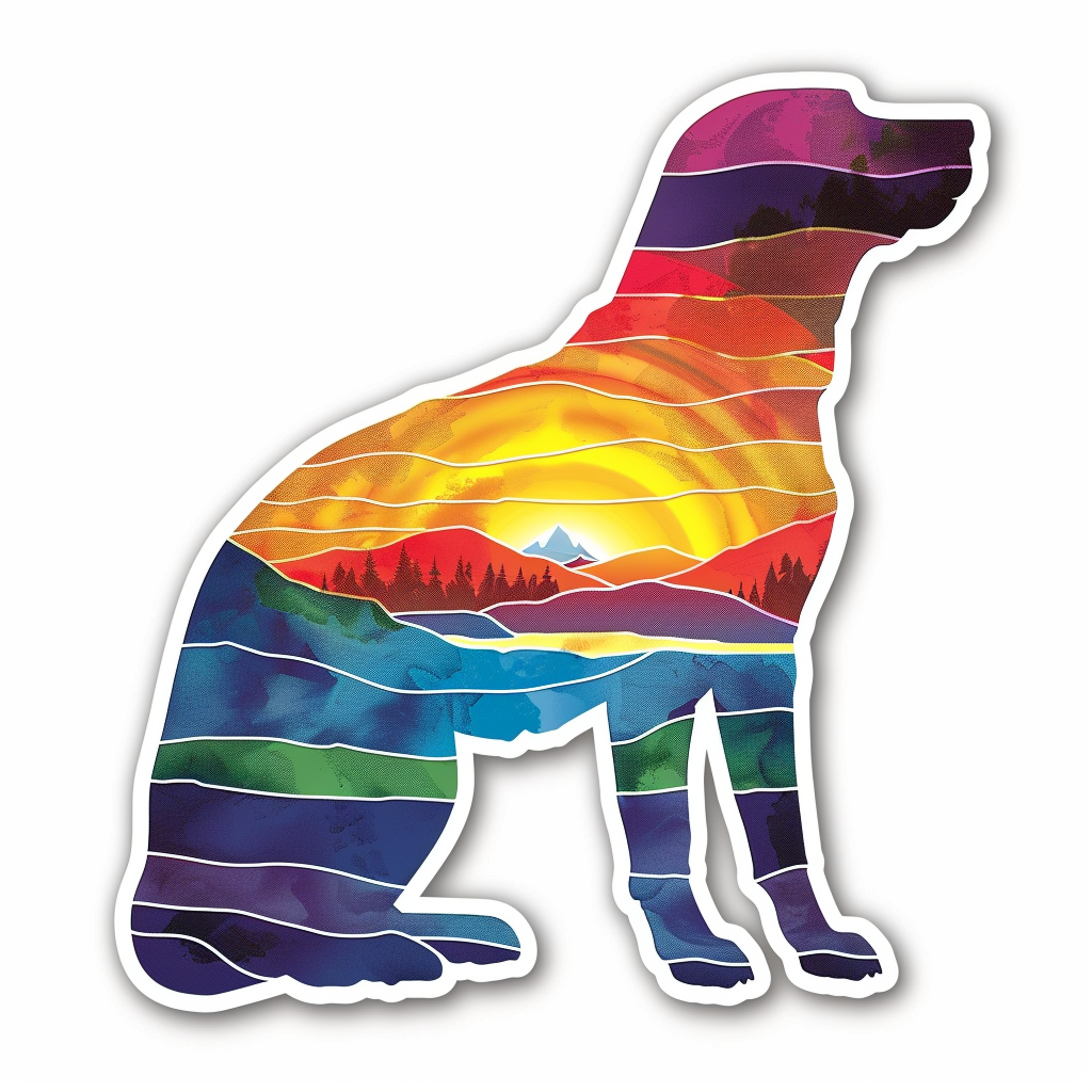 Labrador Retriever Dog Vinyl Decal Sticker for Car, Laptop, Tumbler and more # F07014
