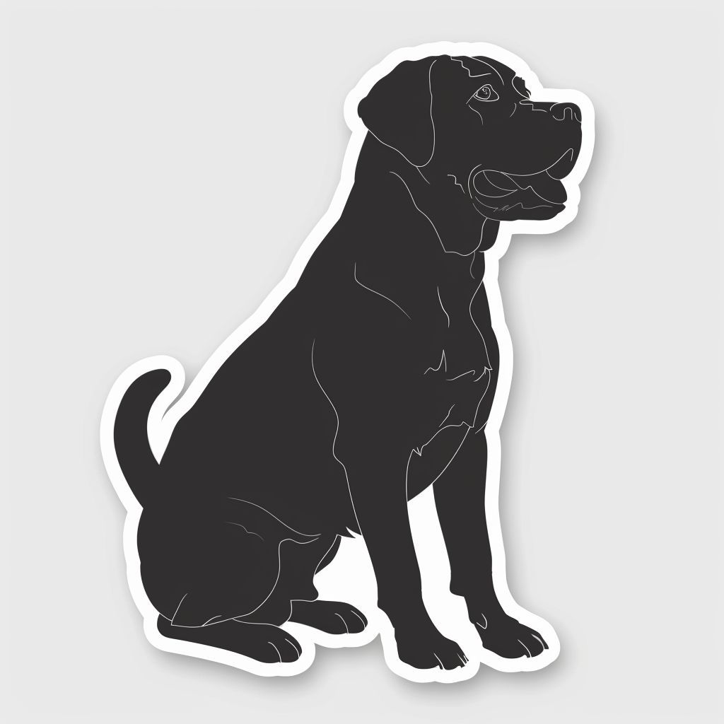 Labrador Retriever Dog Vinyl Decal Sticker for Car, Laptop, Tumbler and more # F06867