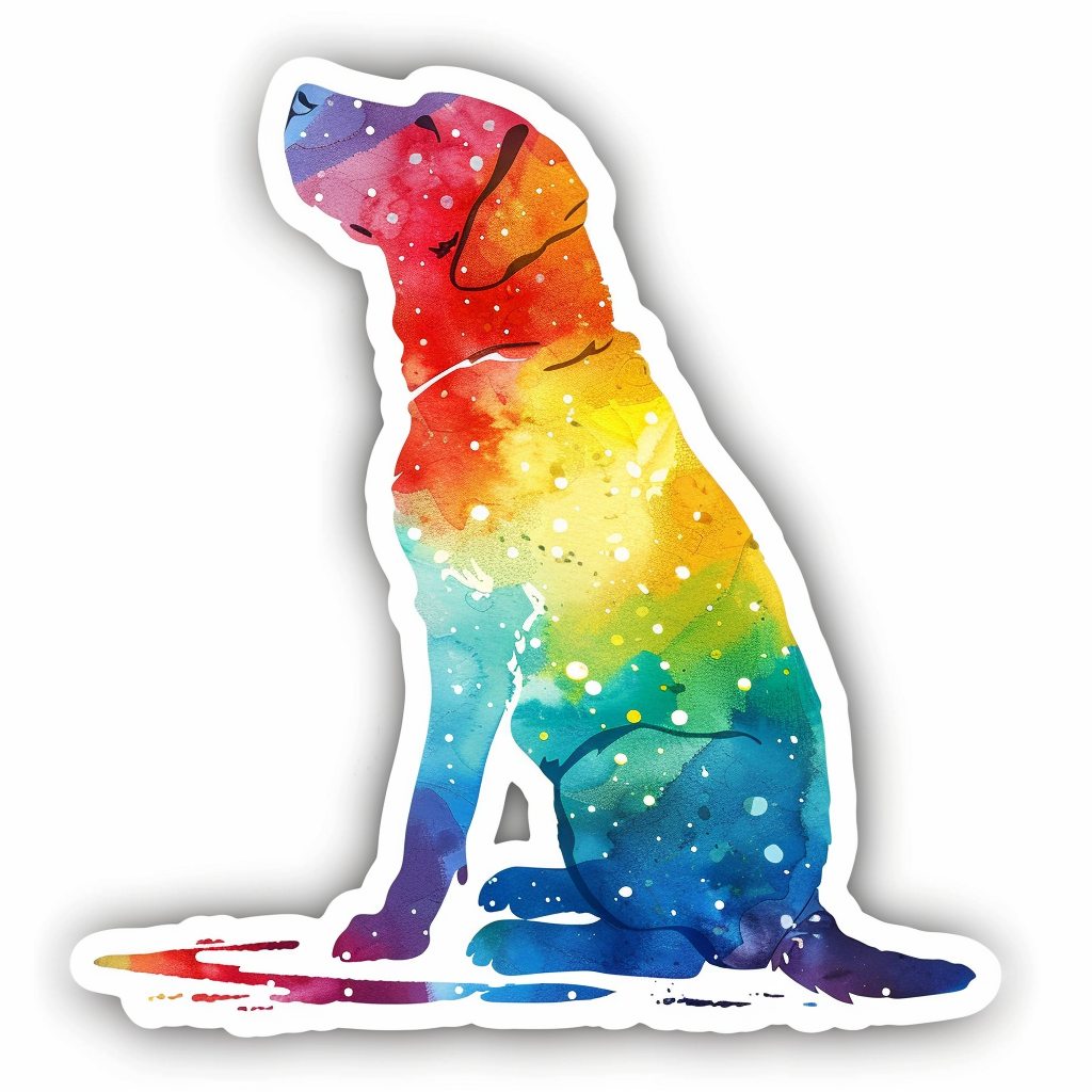 Labrador Retriever Dog Vinyl Decal Sticker for Car, Laptop, Tumbler and more # F07013