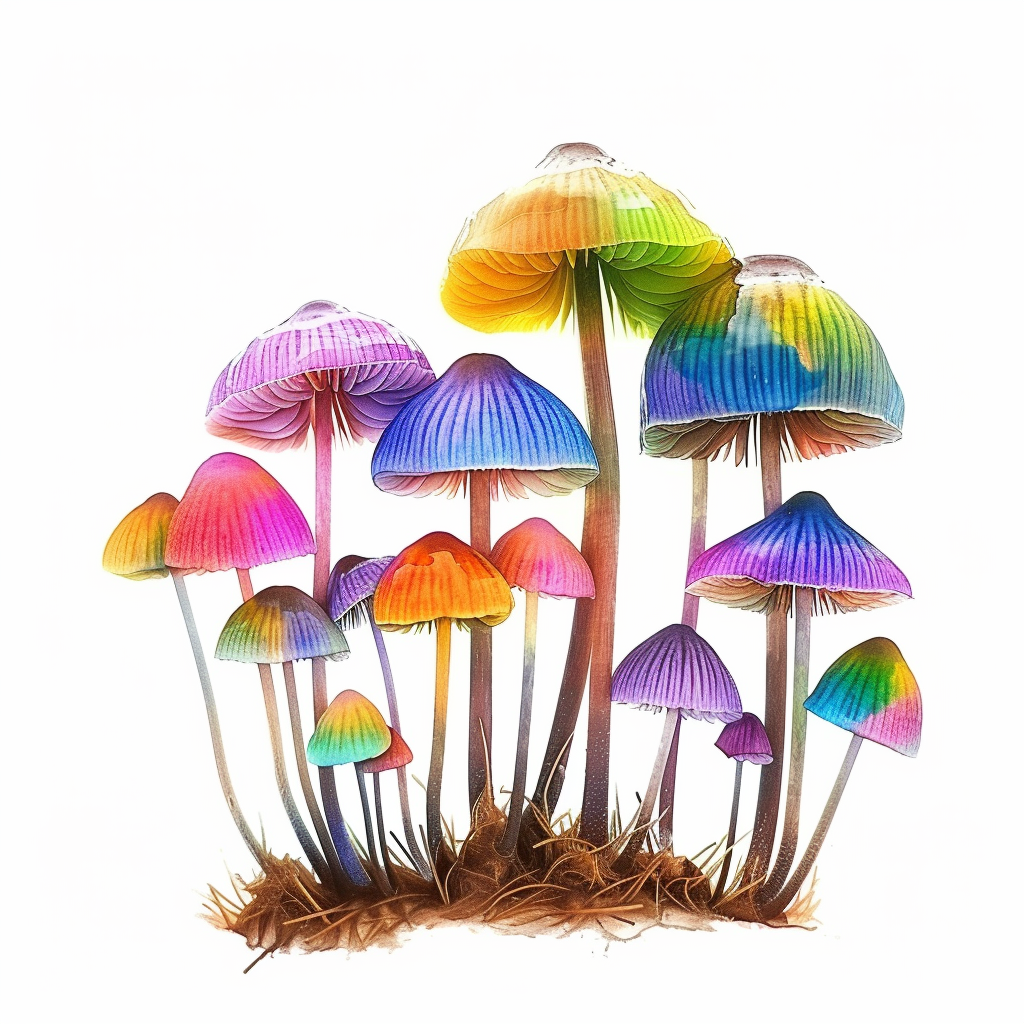 Mushrooms Vinyl Decal Sticker for Car, Laptop, Tumbler and more # F06959