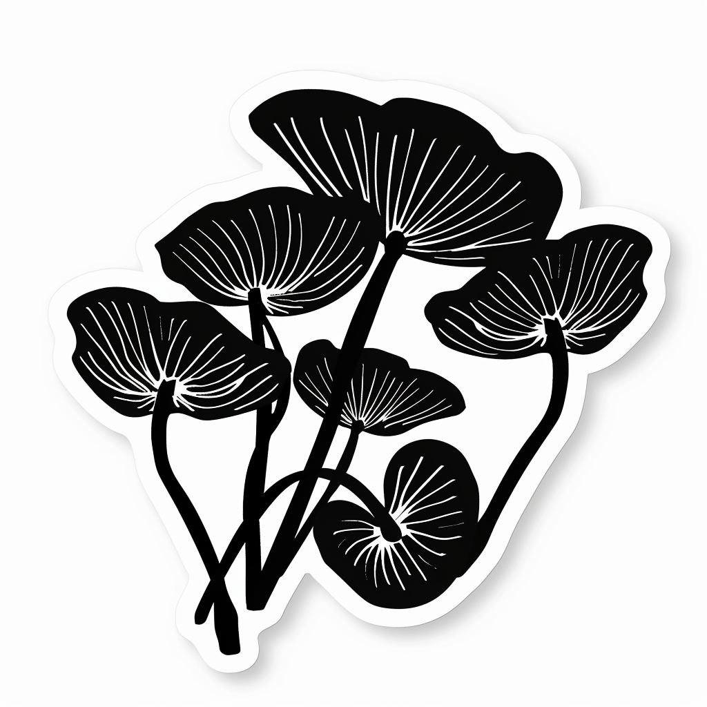 Mushrooms Vinyl Decal Sticker for Car, Laptop, Tumbler and more # F06922