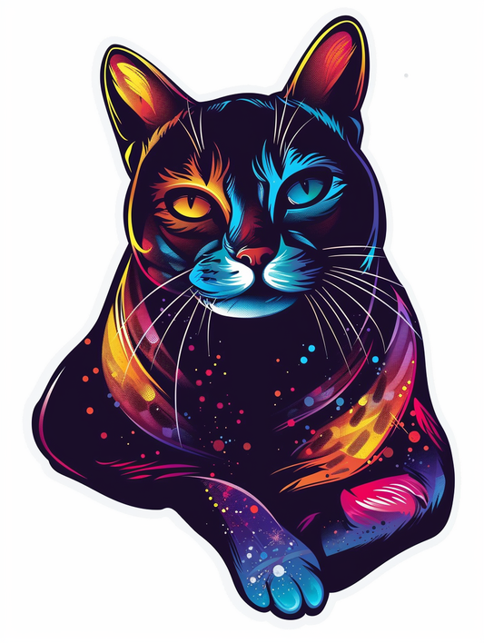 Abyssinian Cat Vinyl Decal Sticker for Car, Laptop, Tumbler and more # F07116