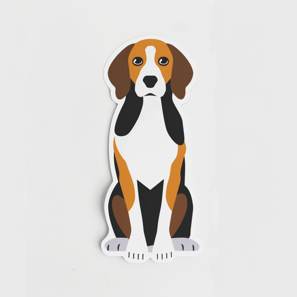 Beagle Dog Vinyl Decal Sticker for Car, Laptop, Tumbler and more # F06704