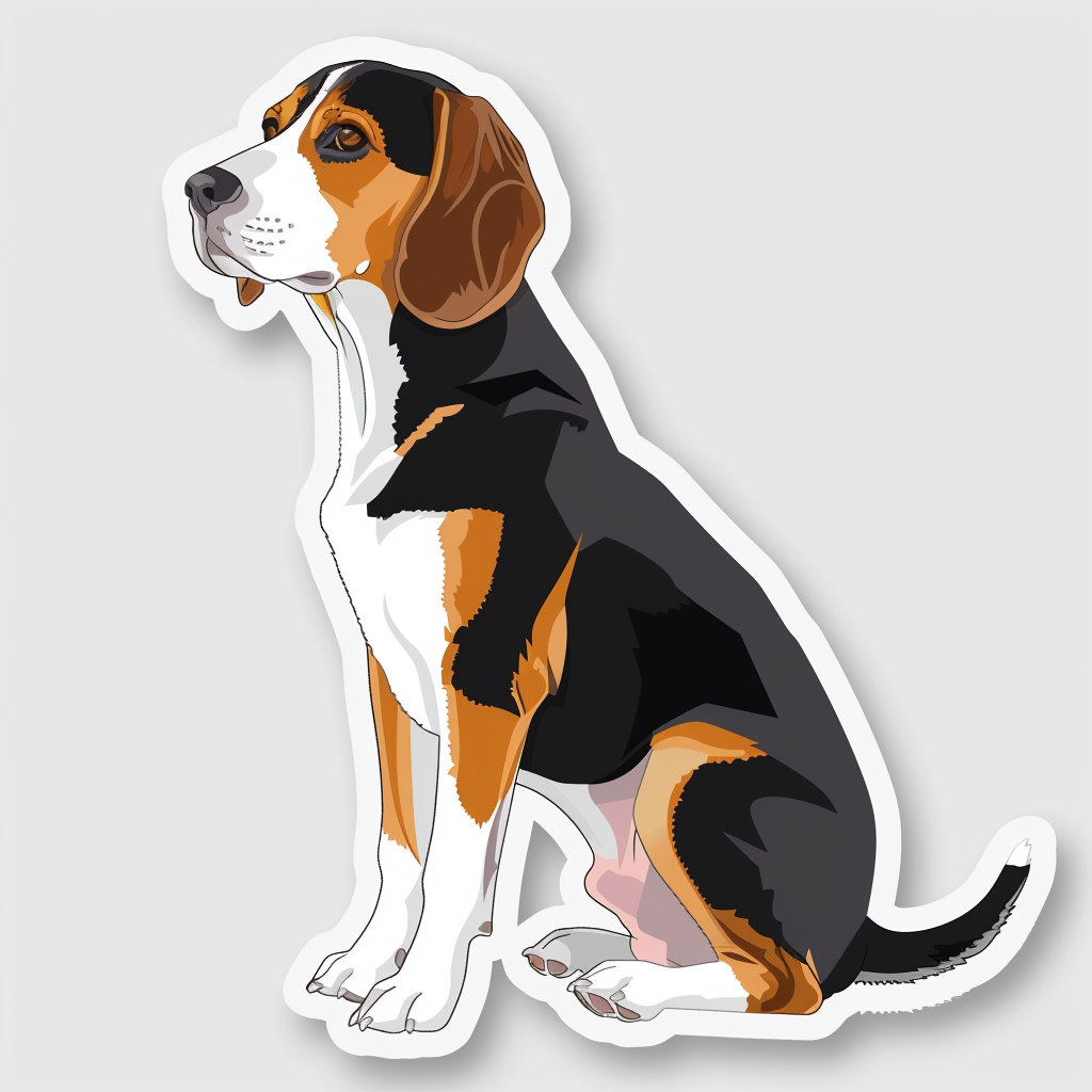 Beagle Dog Vinyl Decal Sticker for Car, Laptop, Tumbler and more # F06702