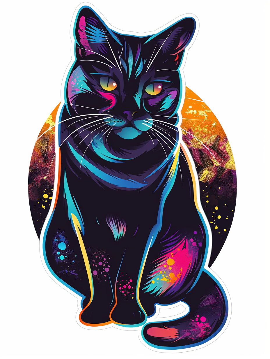 Bengal cat Vinyl Decal Sticker for Car, Laptop, Tumbler and more # F07111