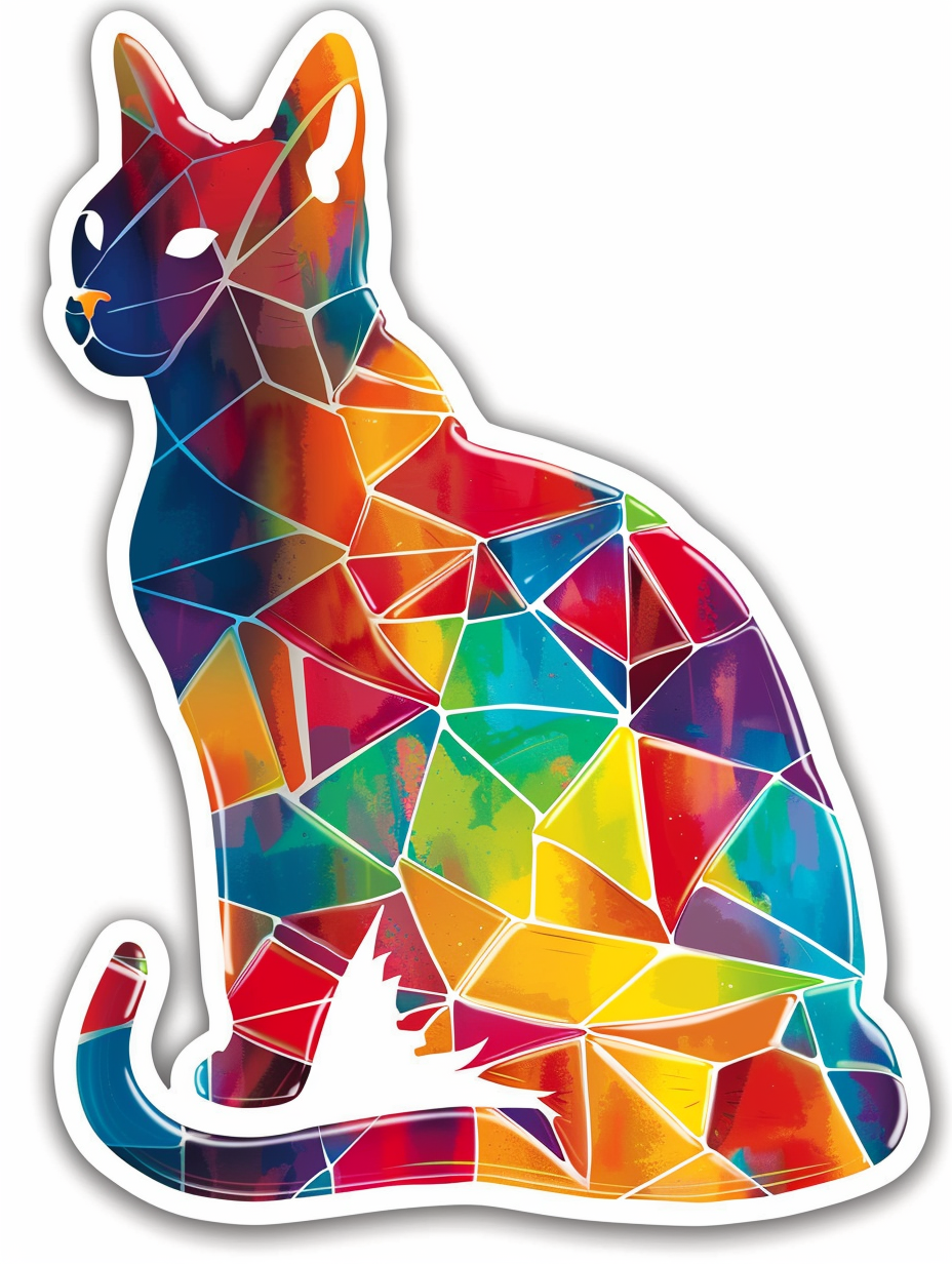 Bengal cat Vinyl Decal Sticker for Car, Laptop, Tumbler and more # F07109