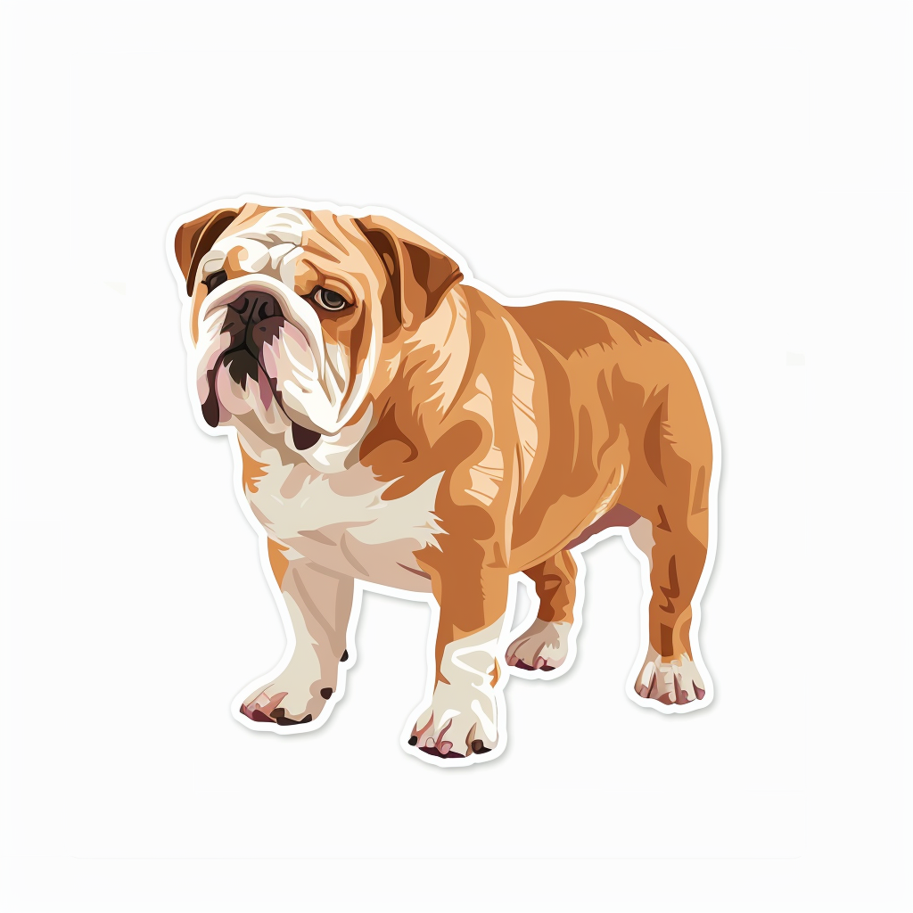 Bulldog Dog Vinyl Decal Sticker for Car, Laptop, Tumbler and more # F06880