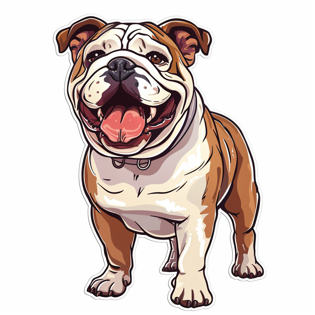 Bulldog Dog Vinyl Decal Sticker for Car, Laptop, Tumbler and more # F06869