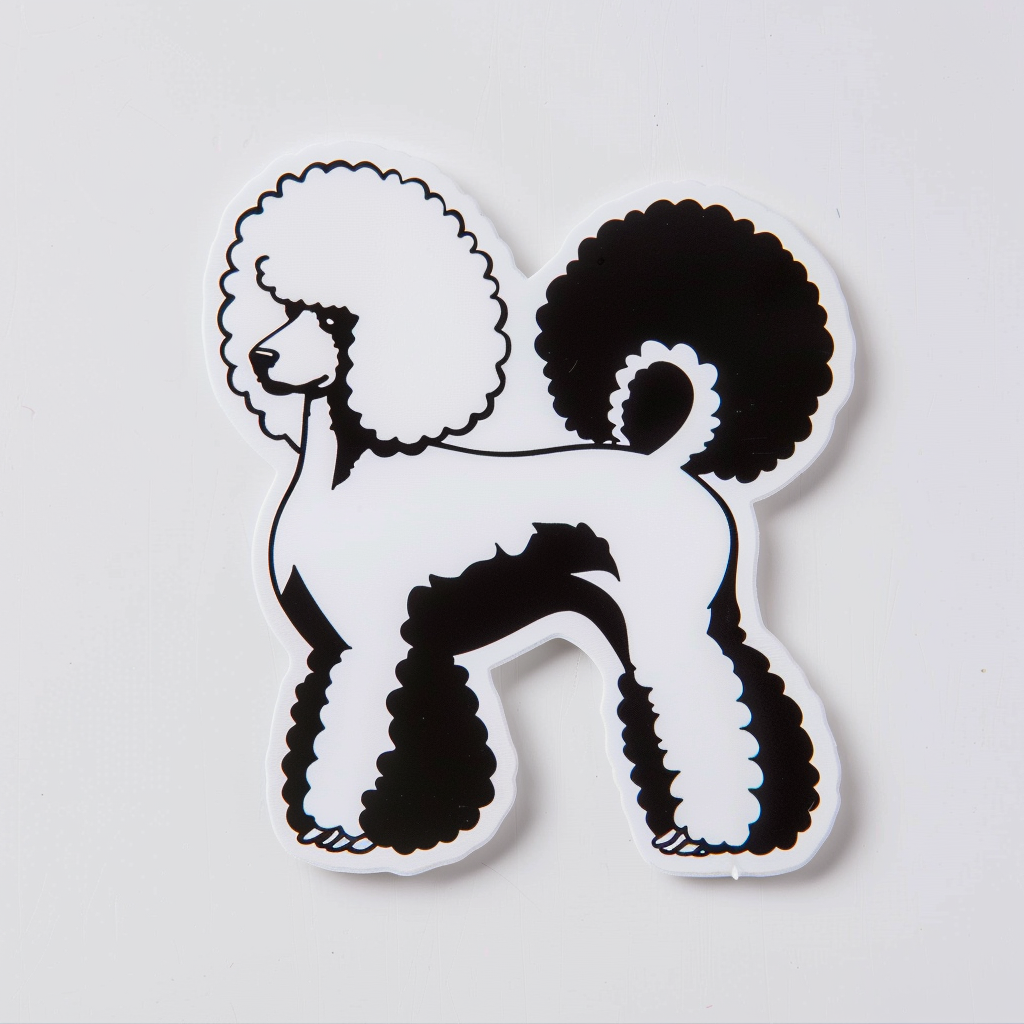 Poodle Dog Vinyl Decal Sticker for Car, Laptop, Tumbler and more # F06720