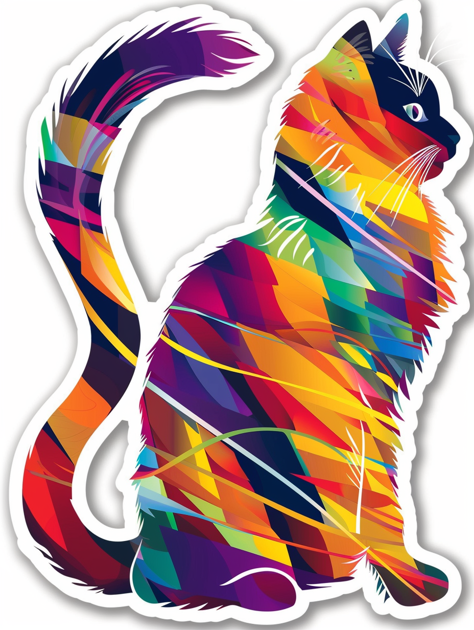 Ragdoll cat Vinyl Decal Sticker for Car, Laptop, Tumbler and more # F07092