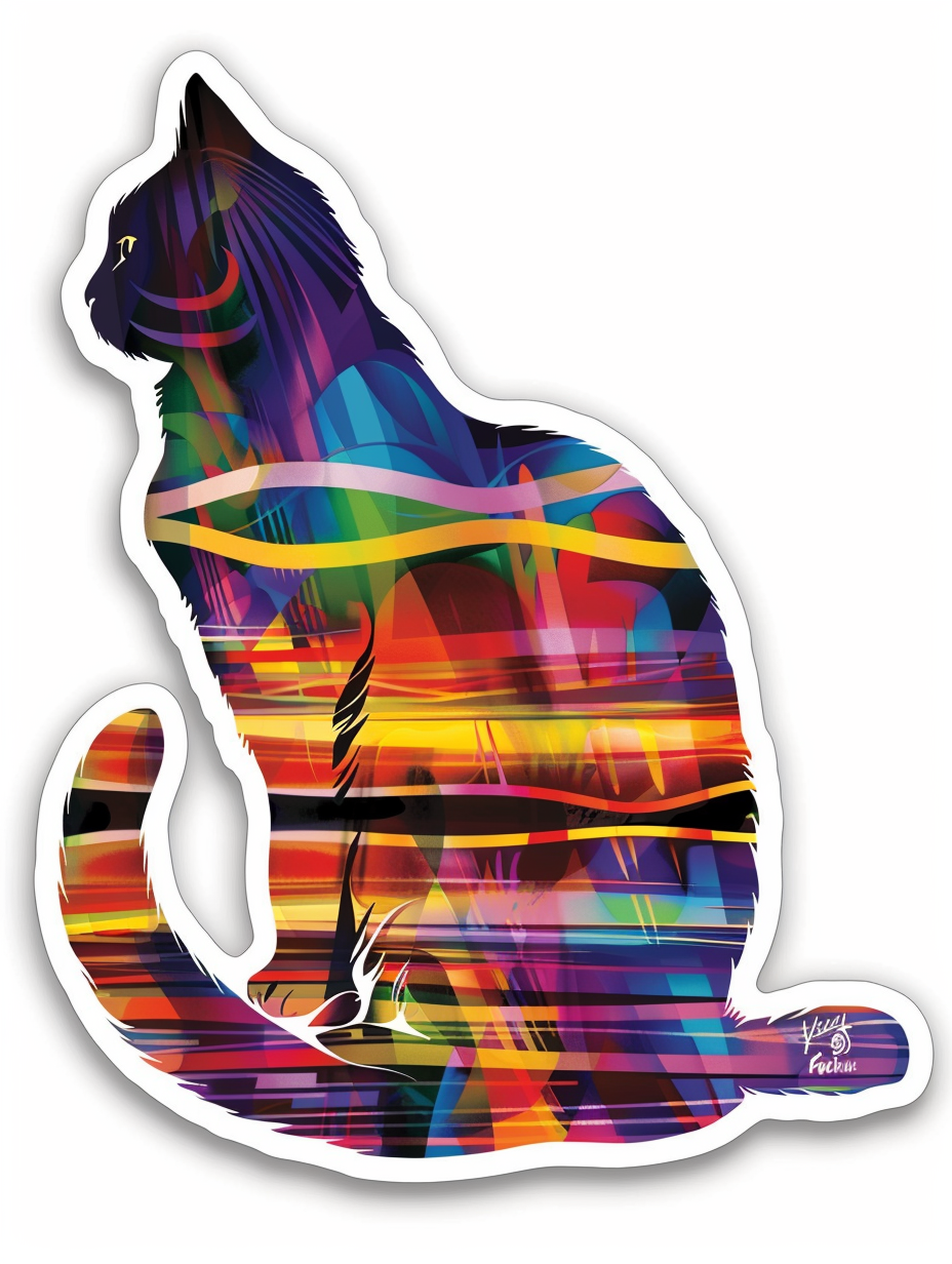 Ragdoll cat Vinyl Decal Sticker for Car, Laptop, Tumbler and more # F07090