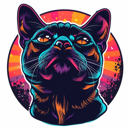 Abyssinian cat Vinyl Decal Sticker for Car, Laptop, Tumbler and more # F07062