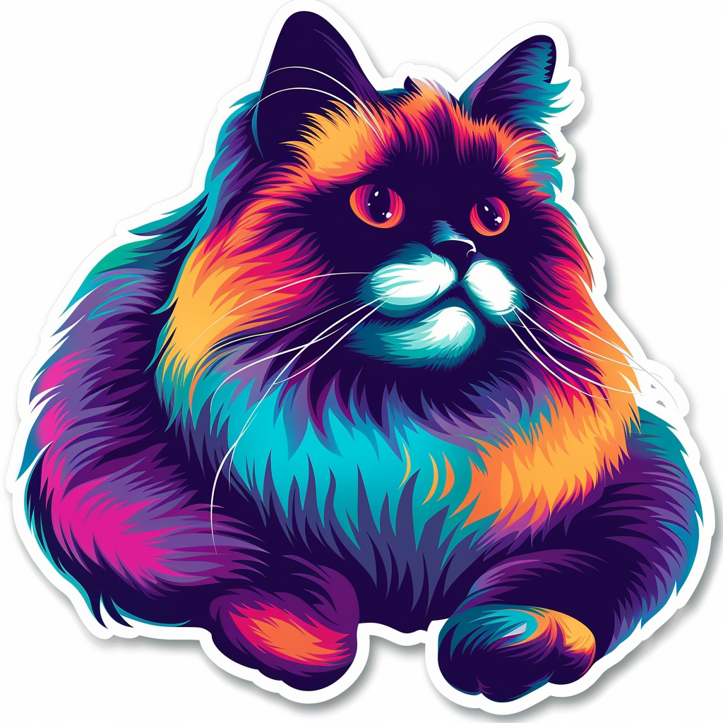 Ragdoll cat Vinyl Decal Sticker for Car, Laptop, Tumbler and more # F07034