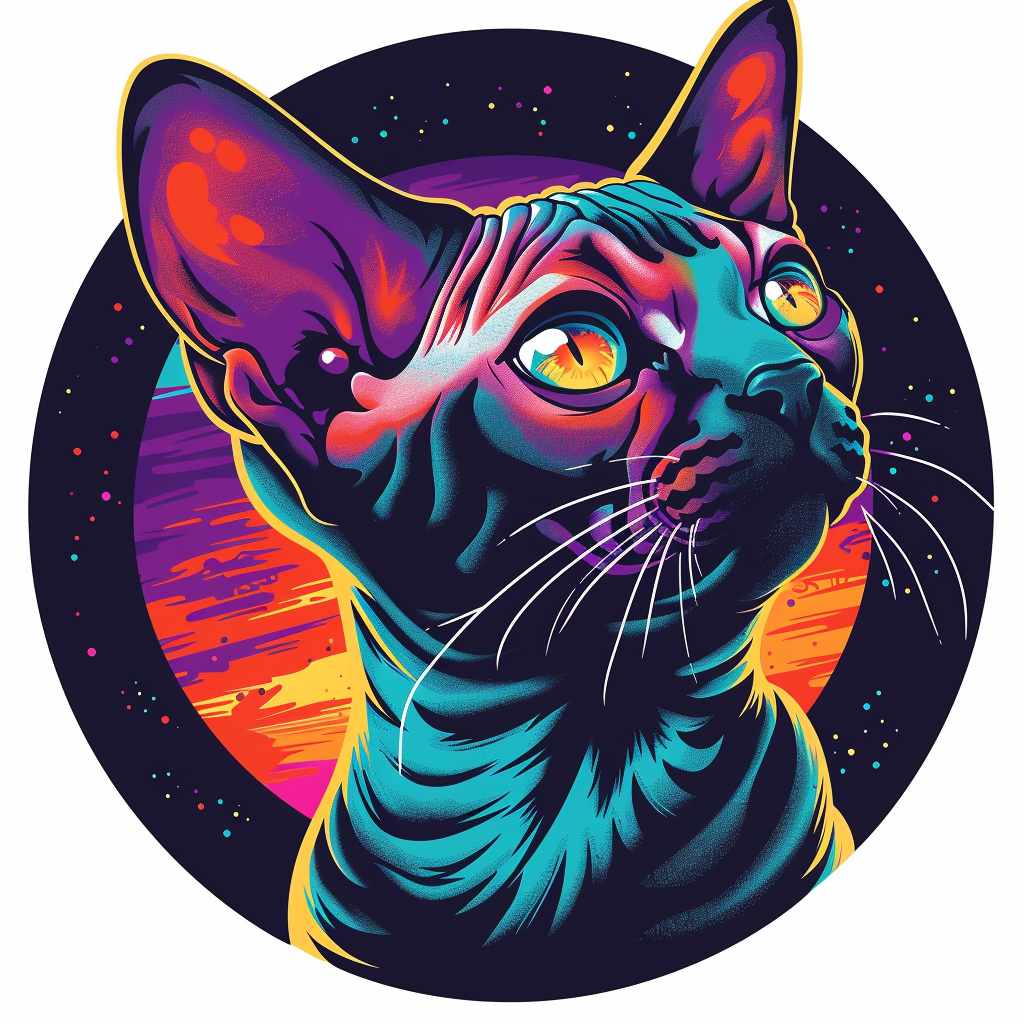 Sphynx cat Vinyl Decal Sticker for Car, Laptop, Tumbler and more # F07079