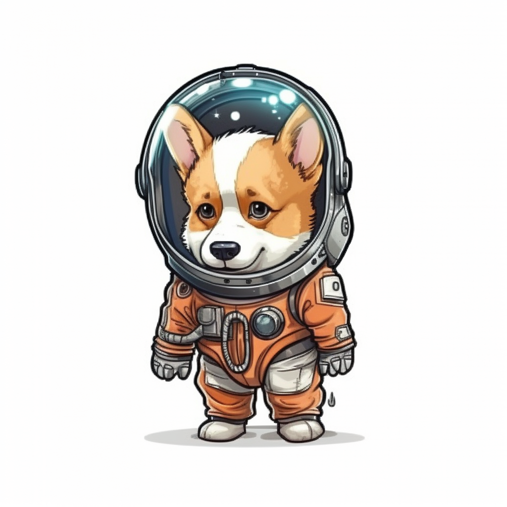 Corgi Dog Vinyl Decal Sticker for Car, Laptop, Tumbler and more # 003525