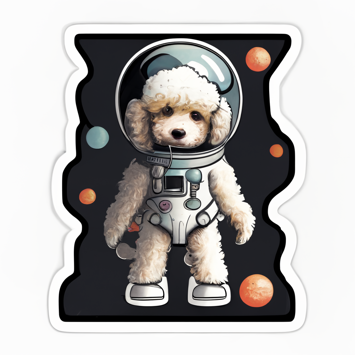 Poodle Dog Vinyl Decal Sticker for Car, Laptop, Tumbler and more # 002808