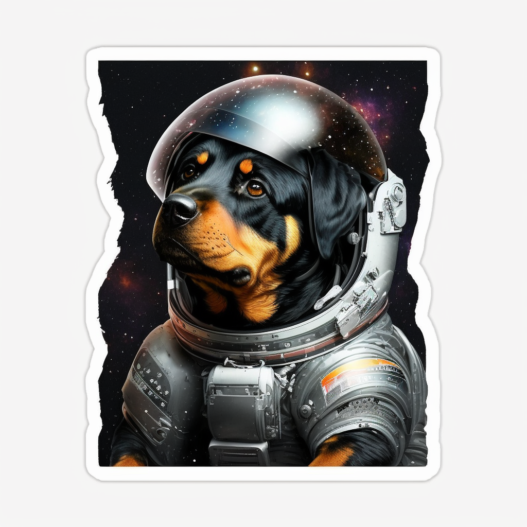 Rottweiler Dog Vinyl Decal Sticker for Car, Laptop, Tumbler and more # 1686