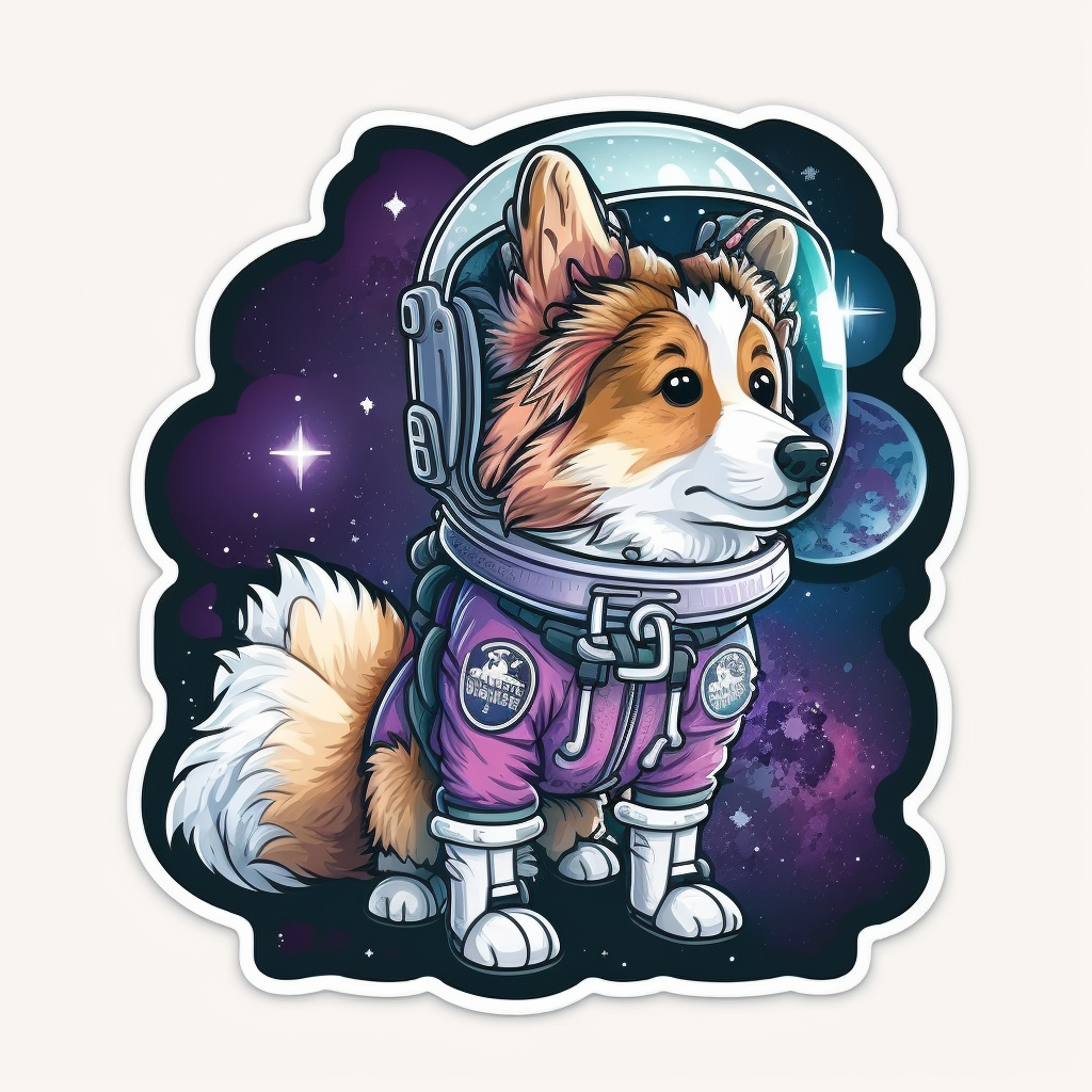 Shetland Dog Vinyl Decal Sticker for Car, Laptop, Tumbler and more # 002764-4" x 4"