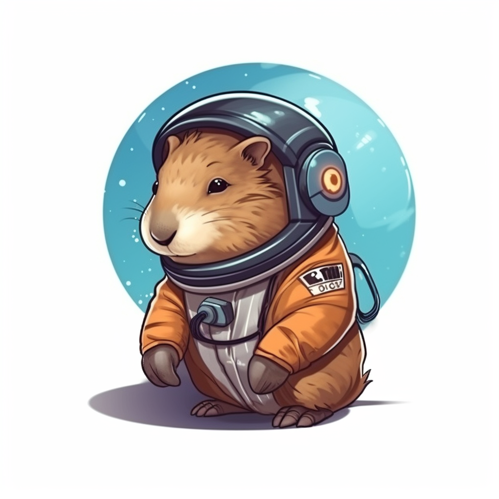 Capybara Vinyl Decal Sticker for Car, Laptop, Tumbler and more # 003442