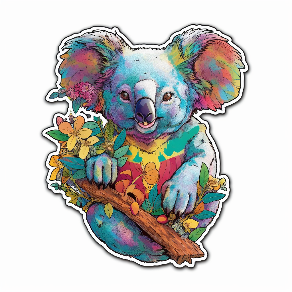 Koala Vinyl Decal Sticker for Car, Laptop, Tumbler and more # 00777