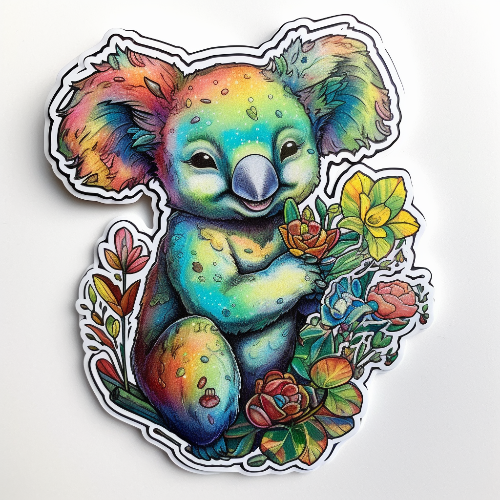 Koala Vinyl Decal Sticker for Car, Laptop, Tumbler and more # 00783