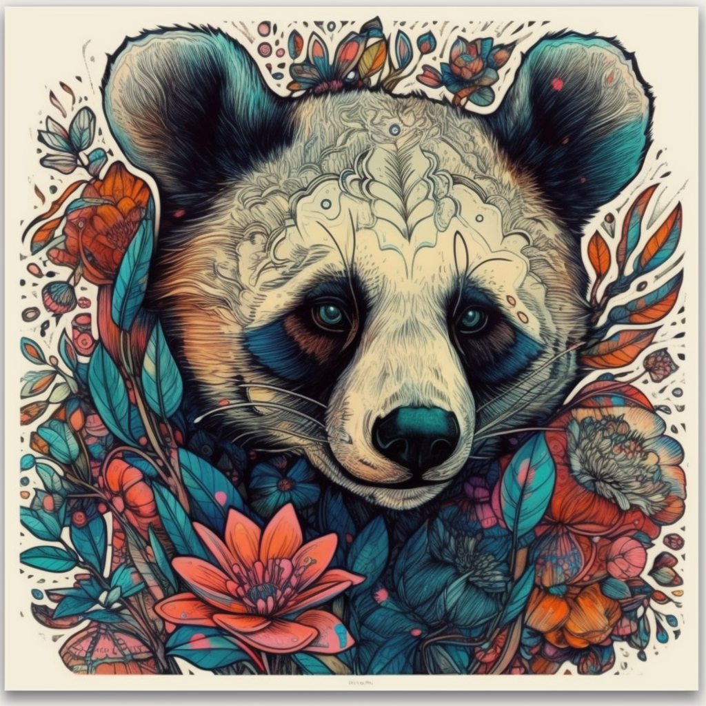 Panda Vinyl Decal Sticker for Car, Laptop, Tumbler and more # 006919