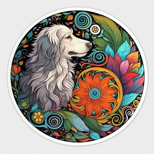 Yin Yang Dog Vinyl Decal Sticker for Car, Laptop, Tumbler and more # 005526