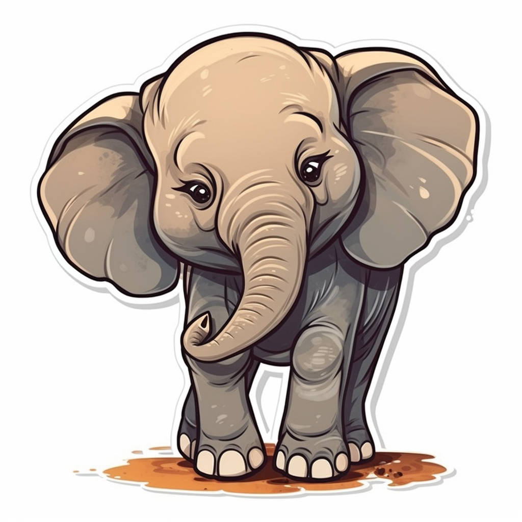 Elephant Vinyl Decal Sticker for Car, Laptop, Tumbler and more # 1933