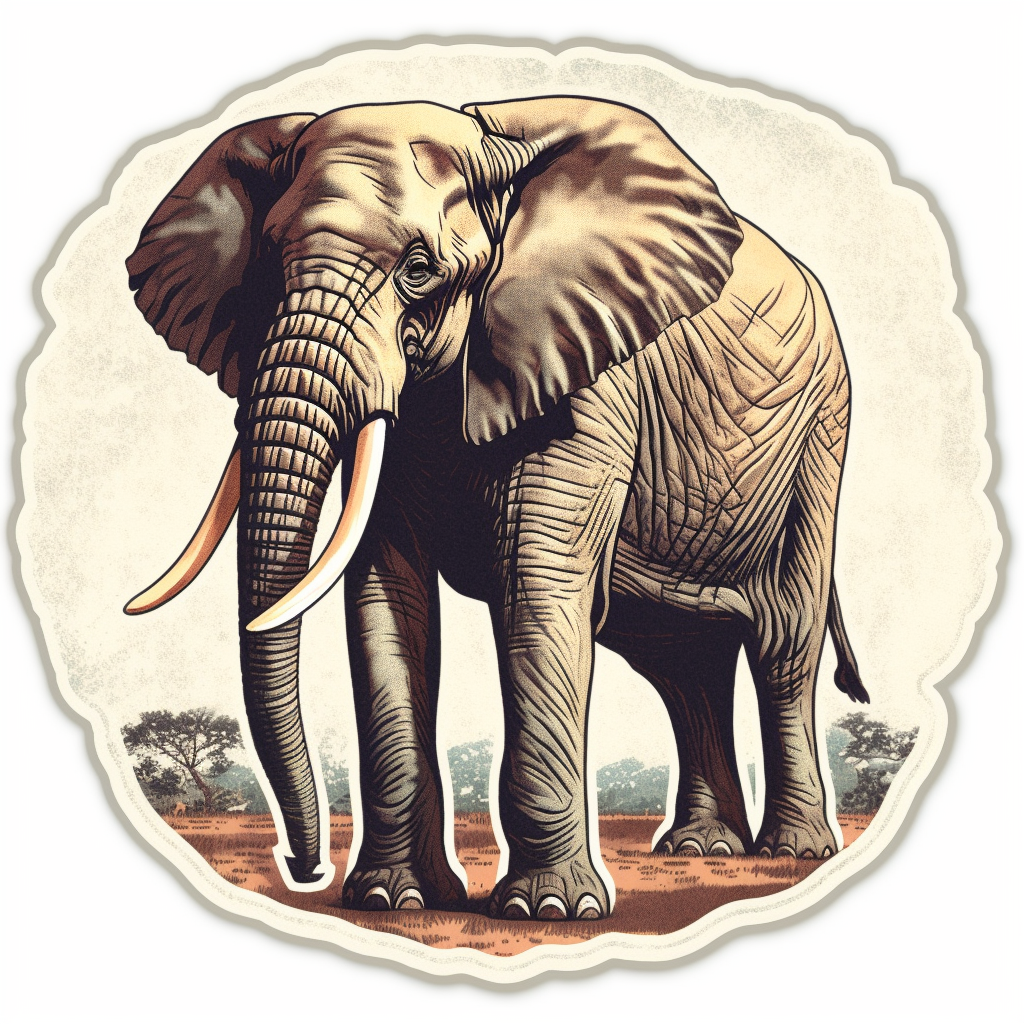 Elephant Vinyl Decal Sticker for Car, Laptop, Tumbler and more # 1938