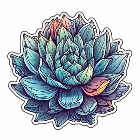 Agave Succulent Vinyl Decal Sticker for Car, Laptop, Tumbler and more # 006631