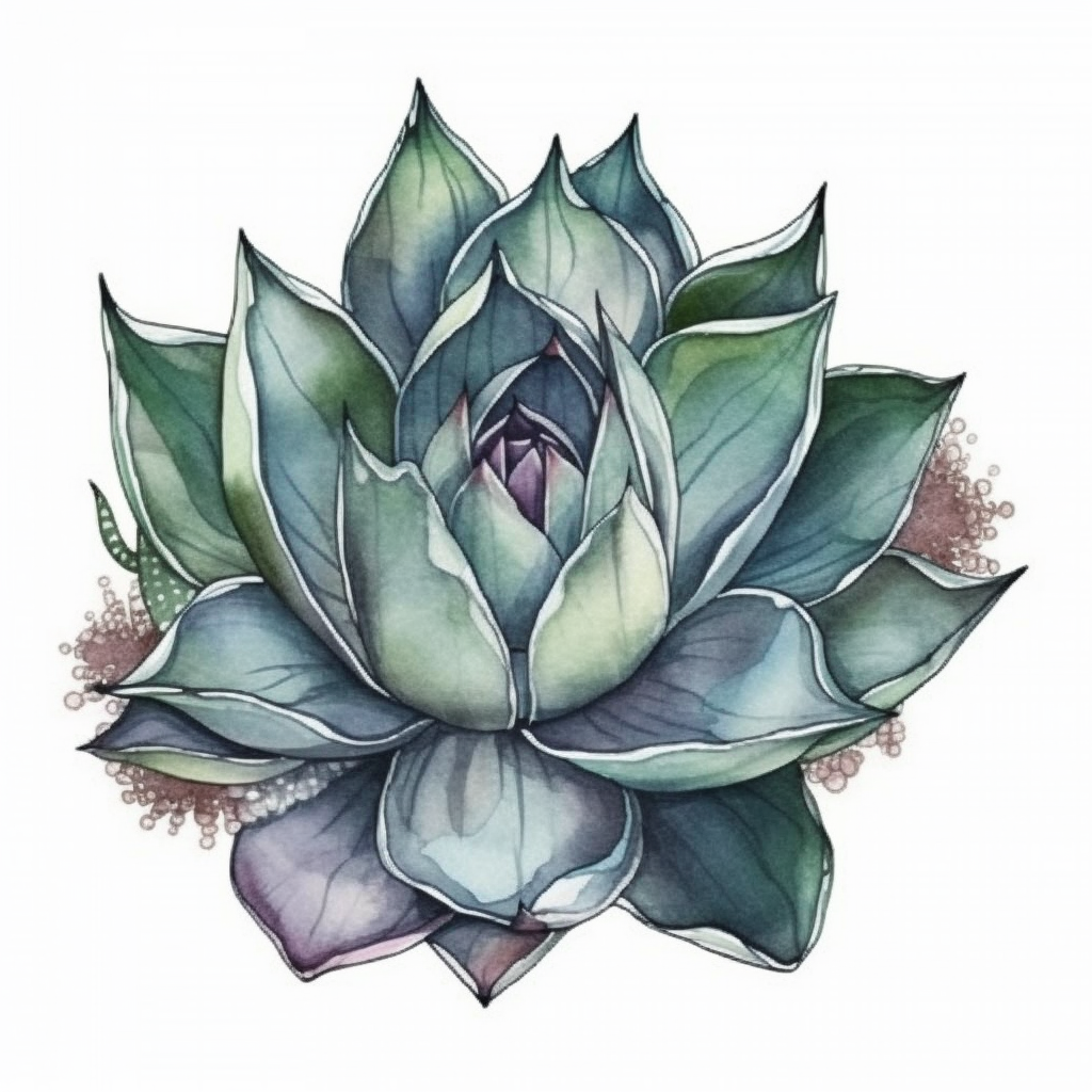 Agave Succulent Vinyl Decal Sticker for Car, Laptop, Tumbler and more # 006604