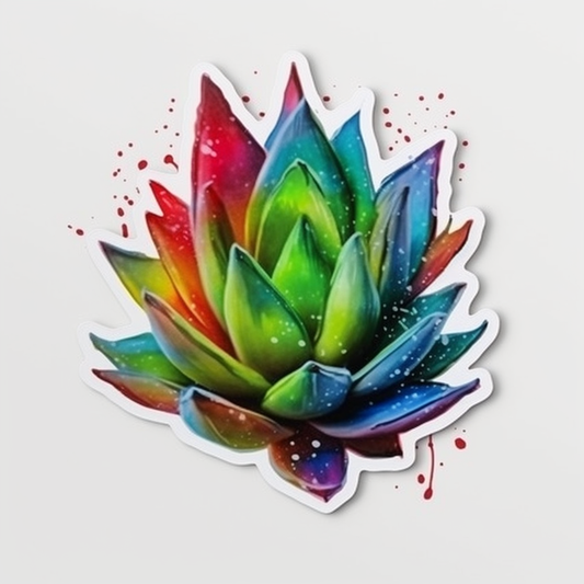 Aloe Succulent Vinyl Decal Sticker for Car, Laptop, Tumbler and more # 006791