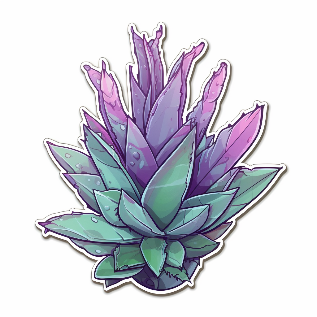 Aloe Succulent Vinyl Decal Sticker for Car, Laptop, Tumbler and more # 006790