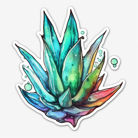 Aloe Succulent Vinyl Decal Sticker for Car, Laptop, Tumbler and more # 006780