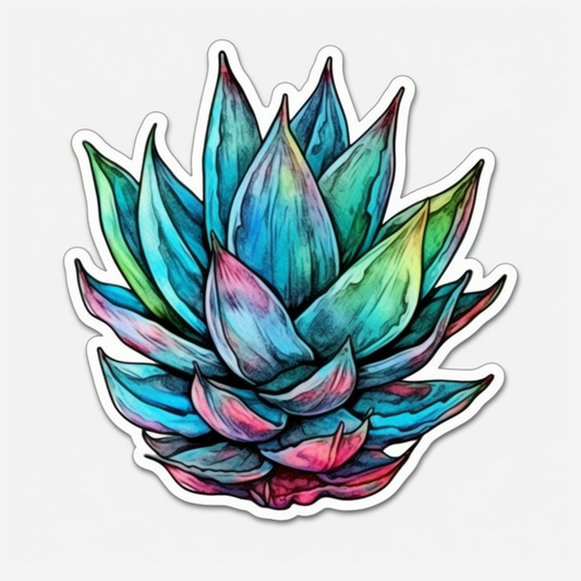 Aloe Succulent Vinyl Decal Sticker for Car, Laptop, Tumbler and more # 006776