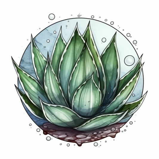 Aloe Succulent Vinyl Decal Sticker for Car, Laptop, Tumbler and more # 006792