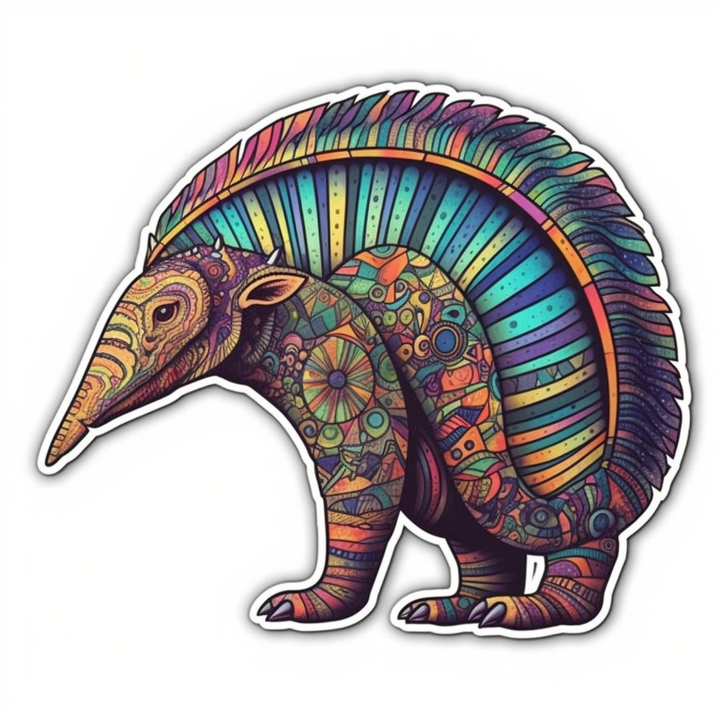 Armadillo Vinyl Decal Sticker for Car, Laptop, Tumbler and more # 007926