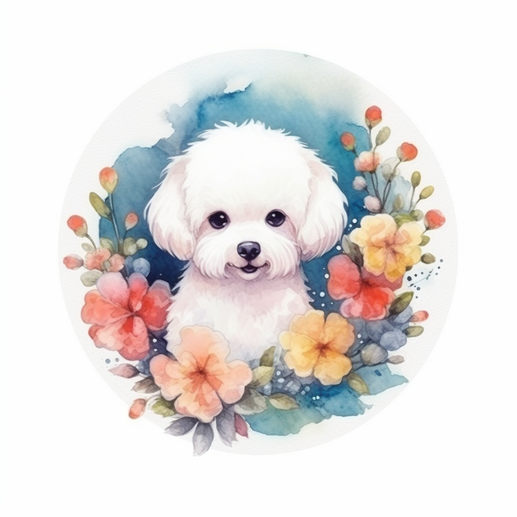 Bichon Frise Dog Vinyl Decal Sticker for Car, Laptop, Tumbler and more # 007382