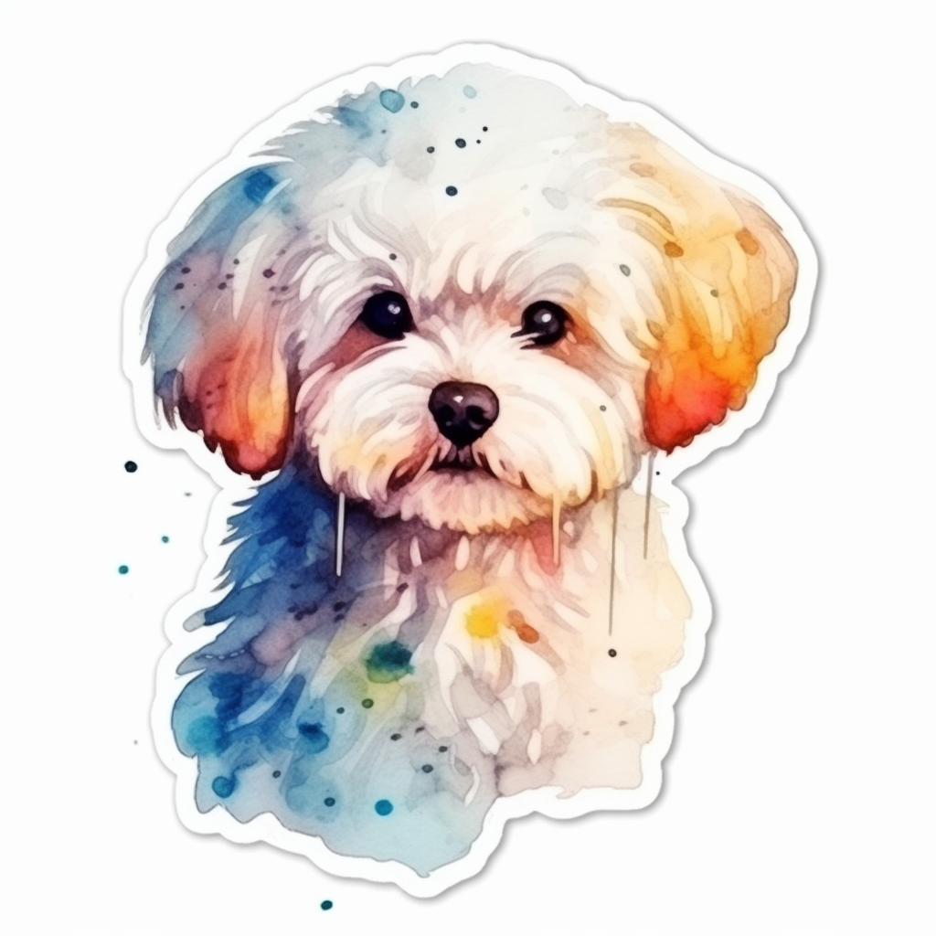 Bichon Frise Dog Vinyl Decal Sticker for Car, Laptop, Tumbler and more # 007397