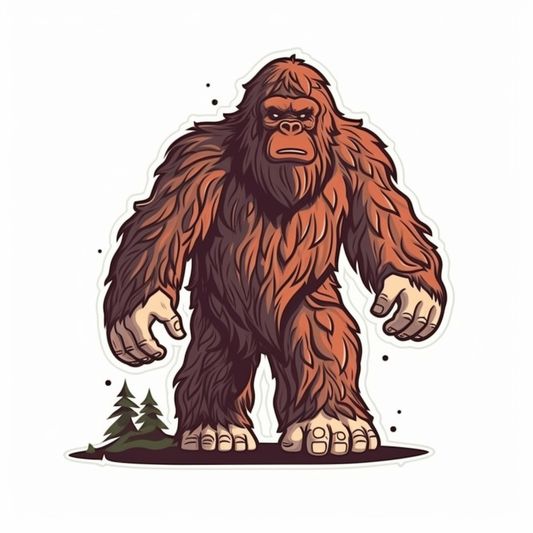 Big Foot Vinyl Decal Sticker for Car, Laptop, Tumbler and more # 006801