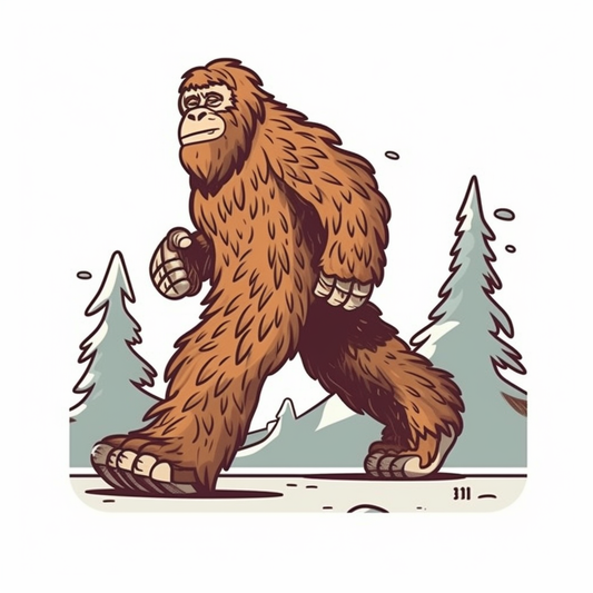 Big Foot Vinyl Decal Sticker for Car, Laptop, Tumbler and more # 006795