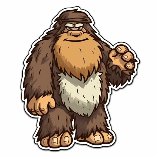 Big Foot Vinyl Decal Sticker for Car, Laptop, Tumbler and more # 006794