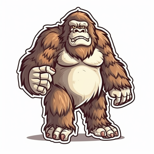 Big Foot Vinyl Decal Sticker for Car, Laptop, Tumbler and more # 006808