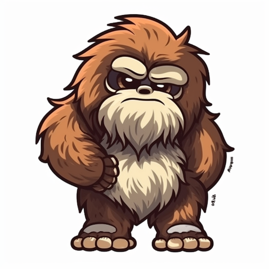 Big Foot Vinyl Decal Sticker for Car, Laptop, Tumbler and more # 006800