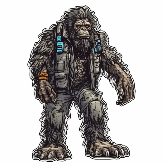 Big Foot Vinyl Decal Sticker for Car, Laptop, Tumbler and more # 006805