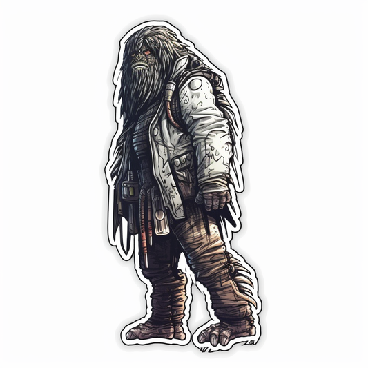 Big Foot Vinyl Decal Sticker for Car, Laptop, Tumbler and more # 006803