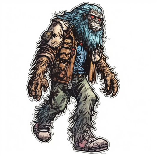 Big Foot Vinyl Decal Sticker for Car, Laptop, Tumbler and more # 006822