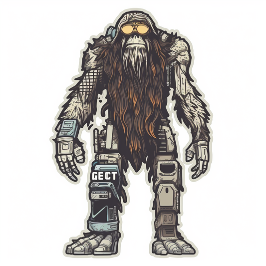 Big Foot Vinyl Decal Sticker for Car, Laptop, Tumbler and more # 006814