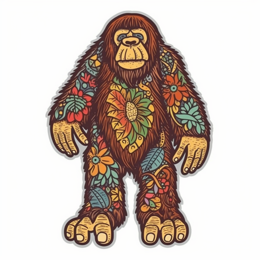 Big Foot Vinyl Decal Sticker for Car, Laptop, Tumbler and more # 006821